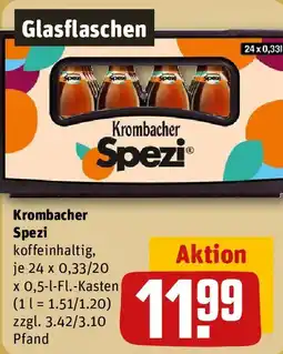 REWE Krombacher Spezi Angebot