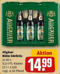 REWE Allgäuer Büble Edelbräu Angebot