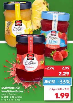 Kaufland SCHWARTAU Konfitüre Extra Angebot