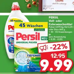 Kaufland PERSIL Voll- oder Colorwaschmittel Angebot