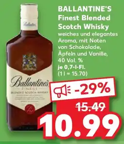 Kaufland BALLANTINE'S Finest Blended Scotch Whisky Angebot
