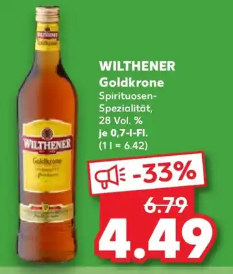 Kaufland WILTHENER Goldkrone Angebot