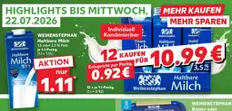 Kaufland WEIHENSTEPHAN Haltbare Milch Angebot