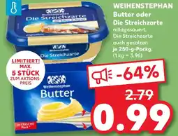 Kaufland WEIHENSTEPHAN Butter oder Die Streichzarte Angebot