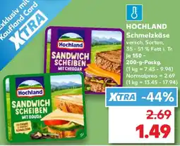 Kaufland HOCHLAND Schmelzkäse Angebot
