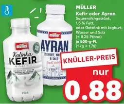 Kaufland MÜLLER Kefir oder Ayran Angebot