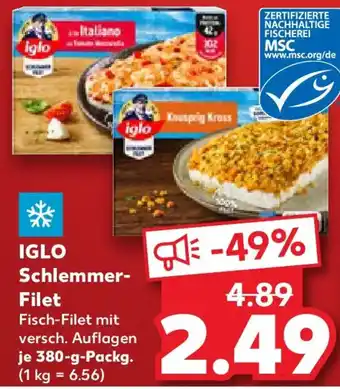 Kaufland IGLO Schlemmer- Filet Angebot