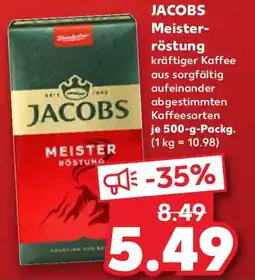 Kaufland JACOBS Meisterröstung Angebot