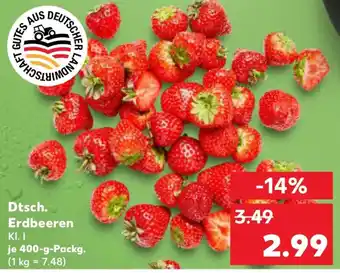Kaufland Dtsch. Erdbeeren Angebot