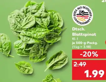 Kaufland Dtsch. Blattspinat Angebot