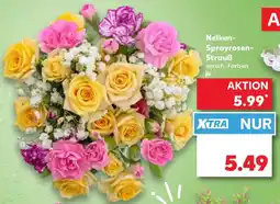 Kaufland Nelken- Sprayrosen- Strauß Angebot