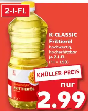Kaufland K-CLASSIC Frittieröl Angebot