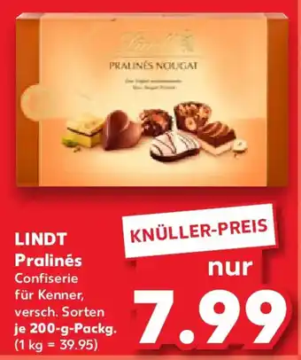 Kaufland LINDT Pralinés Angebot
