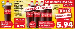 Kaufland COCA-COLA, FANTA, SPRITE oder MEZZO MIX Erfrischungsgetränk Angebot