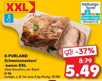 Kaufland K-PURLAND Schweinenacken/ -kamm XXL Angebot