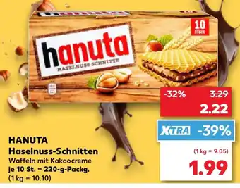 Kaufland HANUTA Haselnuss-Schnitten Angebot