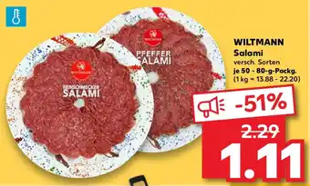 Kaufland WILTMANN Salami Angebot