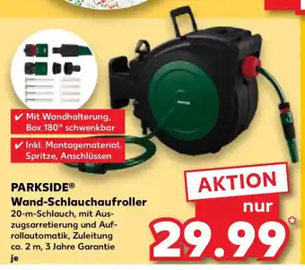 Kaufland PARKSIDE Wand-Schlauchaufroller Angebot