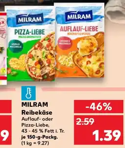 Kaufland MILRAM Reibekäse Angebot
