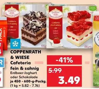 Kaufland COPPENRATH & WIESE Cafeteria fein & sahnig Angebot