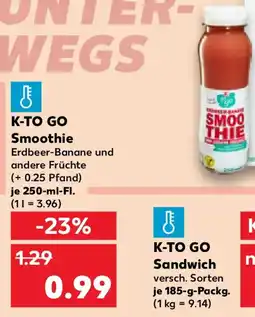 Kaufland K-TO GO Smoothie Angebot
