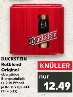 Kaufland DUCKSTEIN Rotblond Original Angebot