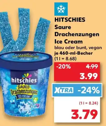Kaufland HITSCHIES Saure Drachenzungen Ice Cream Angebot