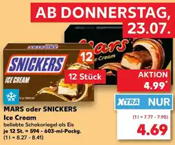 Kaufland MARS oder SNICKERS Ice Cream Angebot