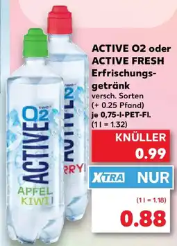 Kaufland ACTIVE 02 oder ACTIVE FRESH Erfrischungsgetränk Angebot