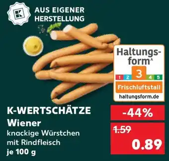 Kaufland K-WERTSCHÄTZE Wiener Angebot