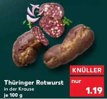 Kaufland Thüringer Rotwurst Angebot