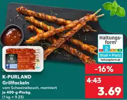 Kaufland K-PURLAND Grillfackeln Angebot