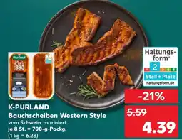 Kaufland K-PURLAND Bauchscheiben Western Style Angebot