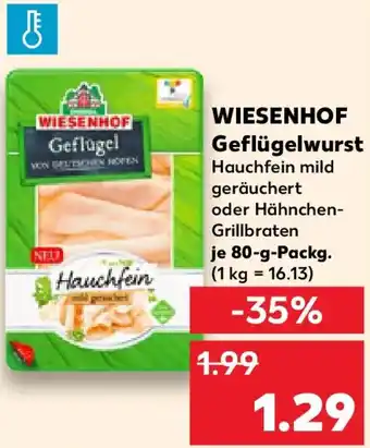 Kaufland WIESENHOF Geflügelwurst Angebot