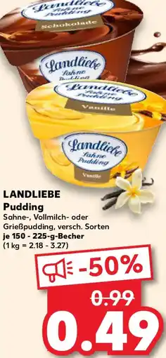 Kaufland LANDLIEBE Pudding Angebot