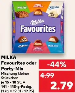 Kaufland MILKA Favourites oder Party-Mix Angebot