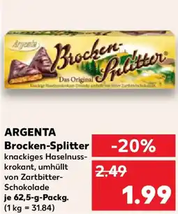 Kaufland ARGENTA Brocken-Splitter Angebot