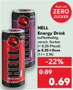Kaufland HELL Energy Drink Angebot