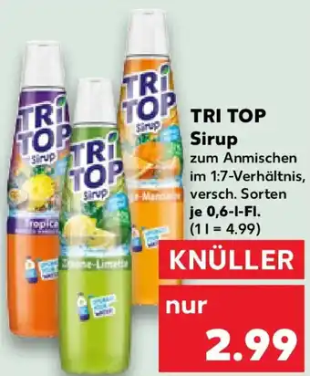 Kaufland TRI TOP Sirup Angebot