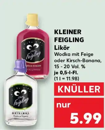 Kaufland KLEINER FEIGLING Likör Angebot