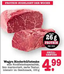 Scheck-in-Center Wagyu Rinderhüftsteaks Angebot