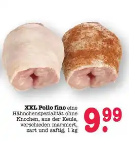 Scheck-in-Center XXL Pollo fino Angebot