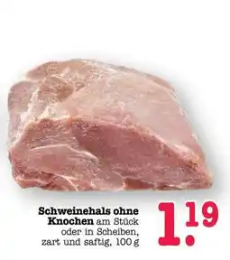 Scheck-in-Center Schweinehals ohne Knochen Angebot