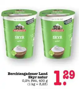 Scheck-in-Center Berchtesgadener Land Skyr natur Angebot
