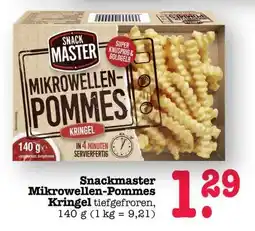 Scheck-in-Center Snackmaster Mikrowellen Pommes Kringel Angebot