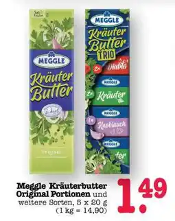 Scheck-in-Center Meggle Kräuterbutter Original Portionen Angebot