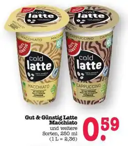 Scheck-in-Center Gut & Günstig Latte Macchiato Angebot