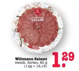 Scheck-in-Center Wiltmann Salami Angebot