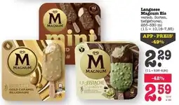 Scheck-in-Center Langnese Magnum Eis Angebot