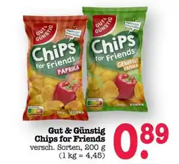 Scheck-in-Center Gut & Günstig Chips for Friends Angebot